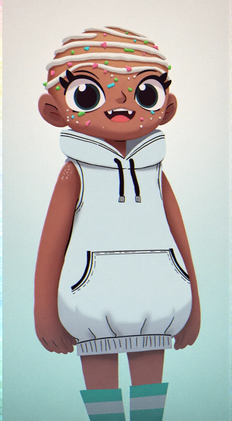 ai character: Strawberry Cosmo  background