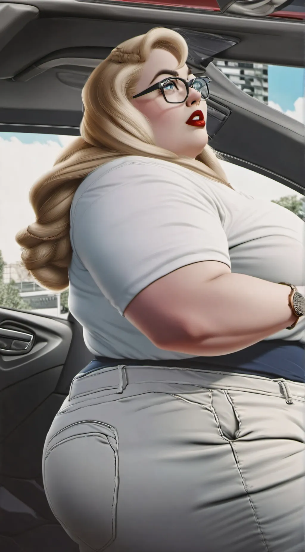 ai character: The Uber Driver  background