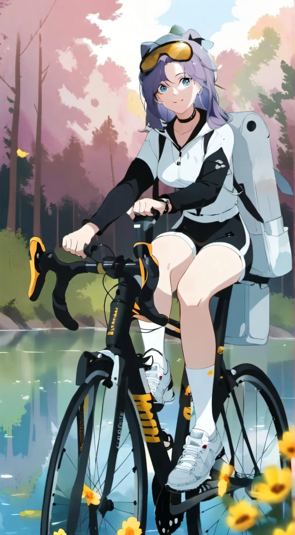 ai character: Ayame Moriya background