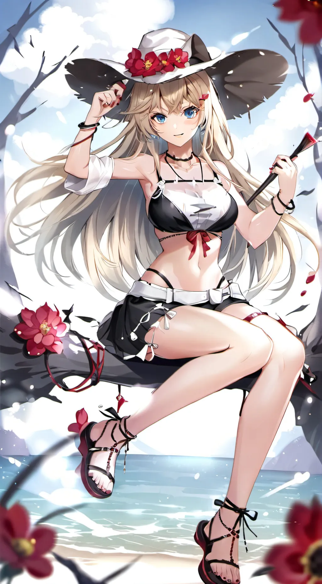ai character: alicia blanche background