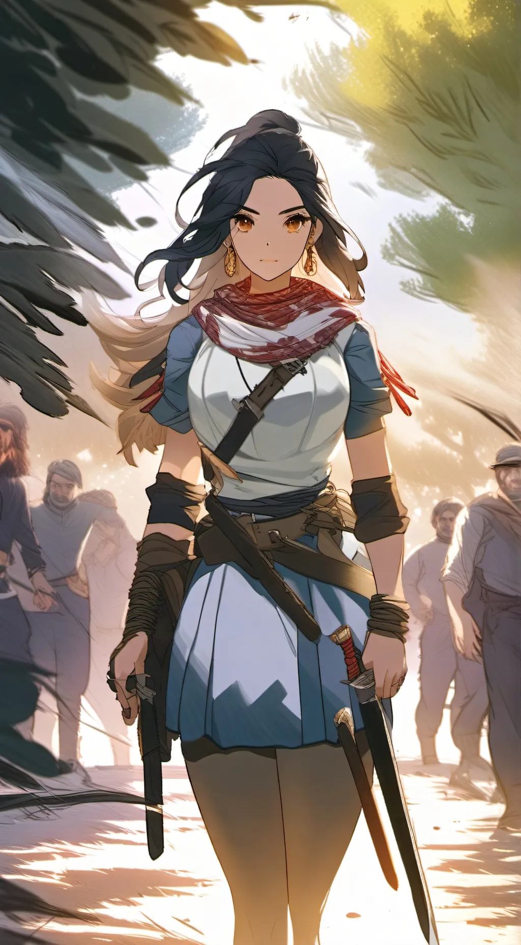 ai character: Mika background