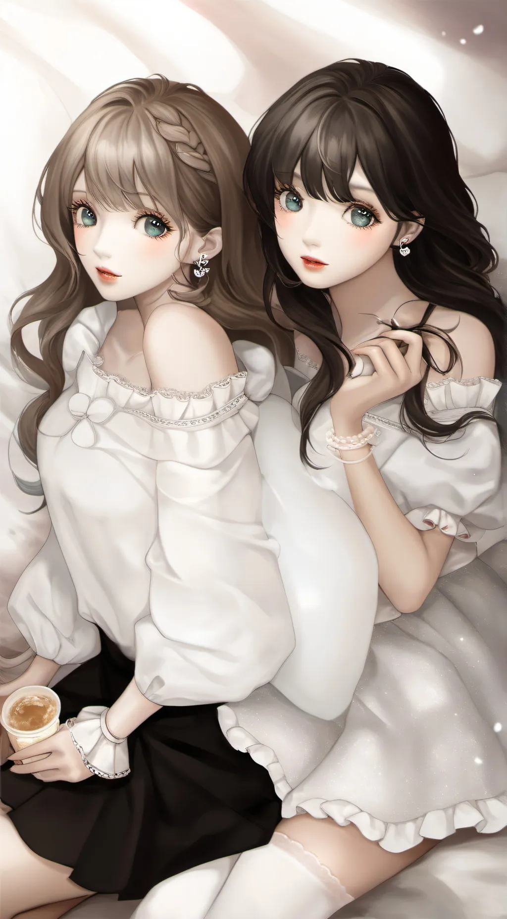 ai character: Emily and Samantha background