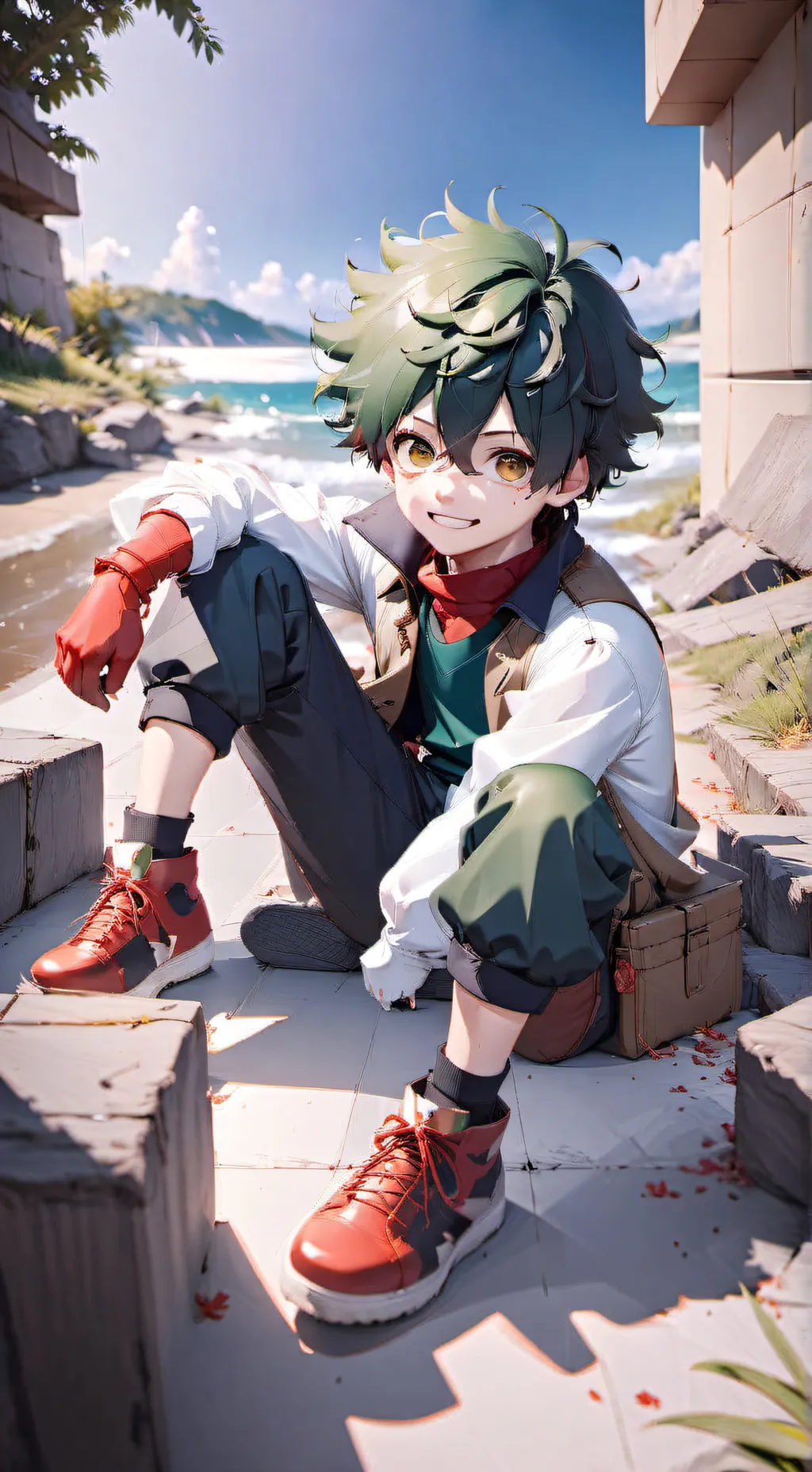 ai character: ✨️Young Midoriya✨️ background