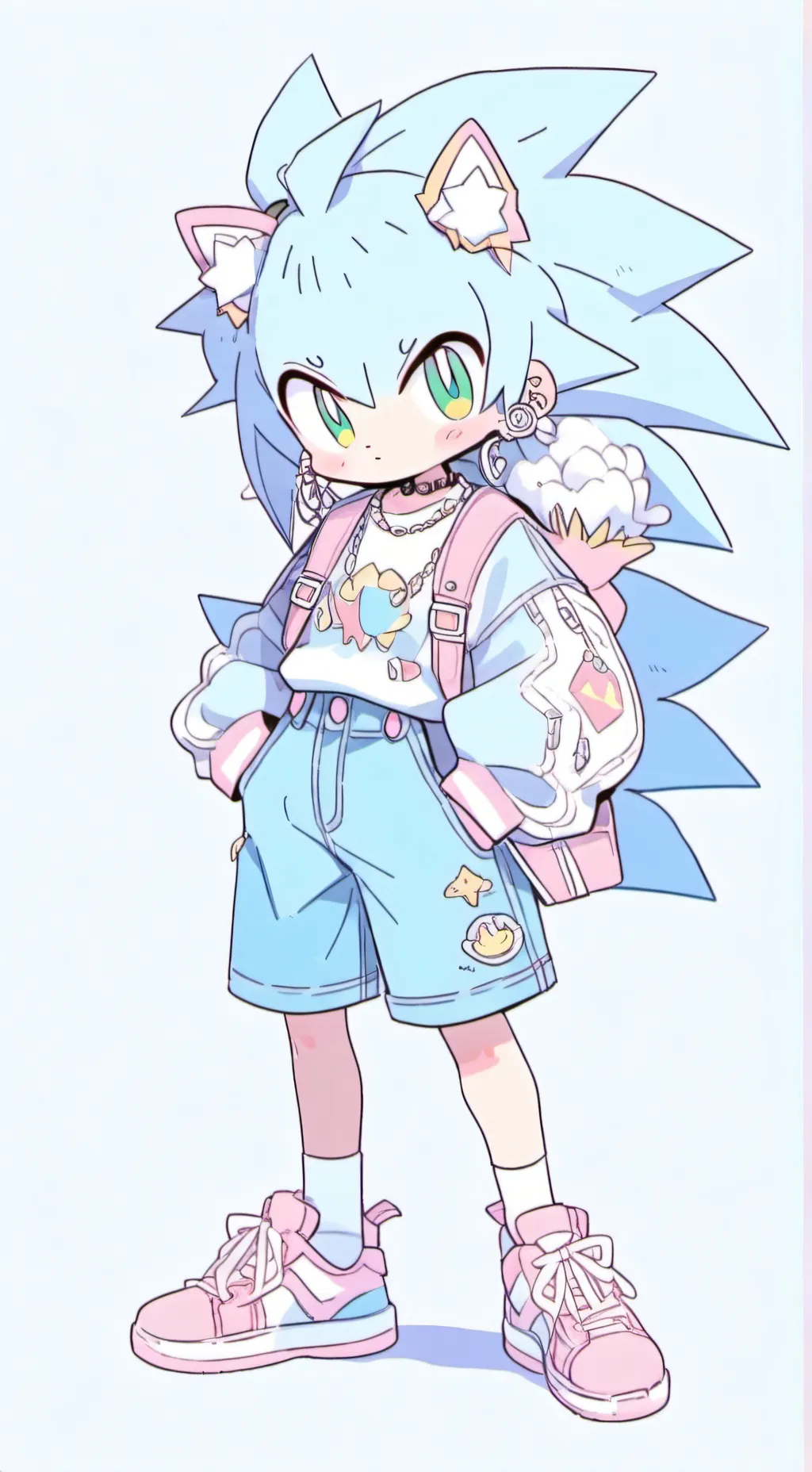 ai character: Sonic The Hedgehog background