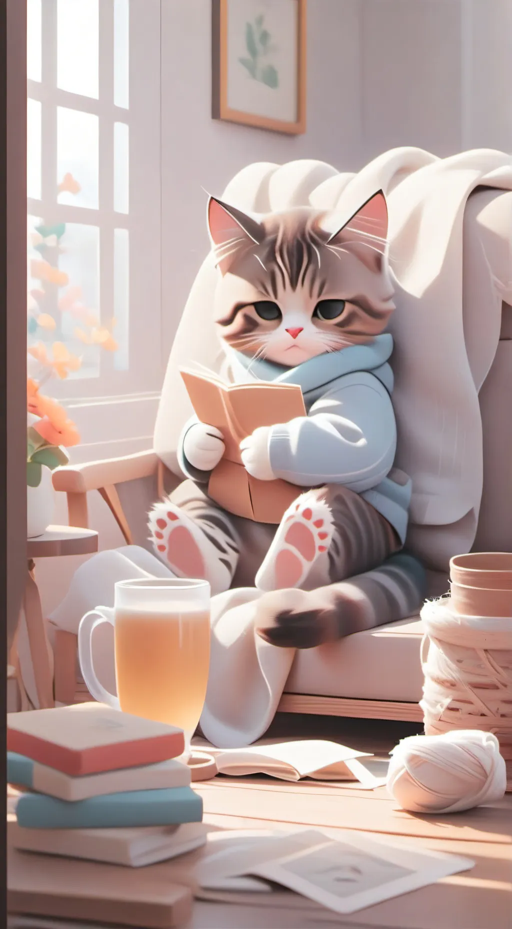 ai character: tu gato background