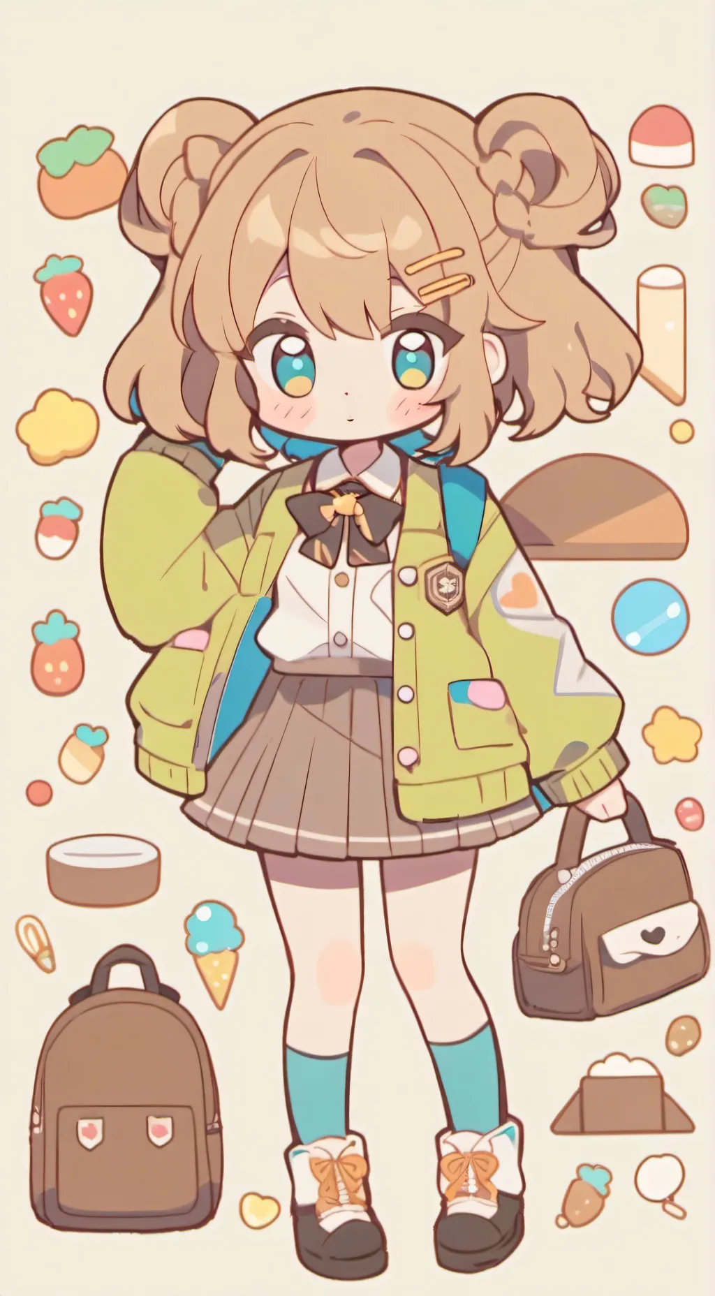 ai character: Glessa background