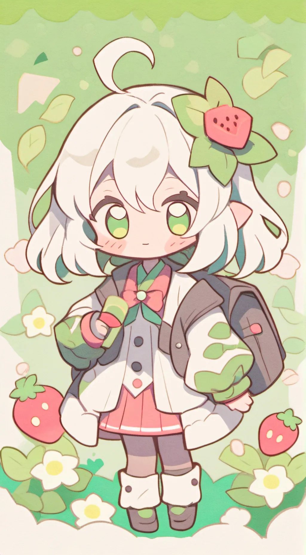 ai character: Smiling critters background