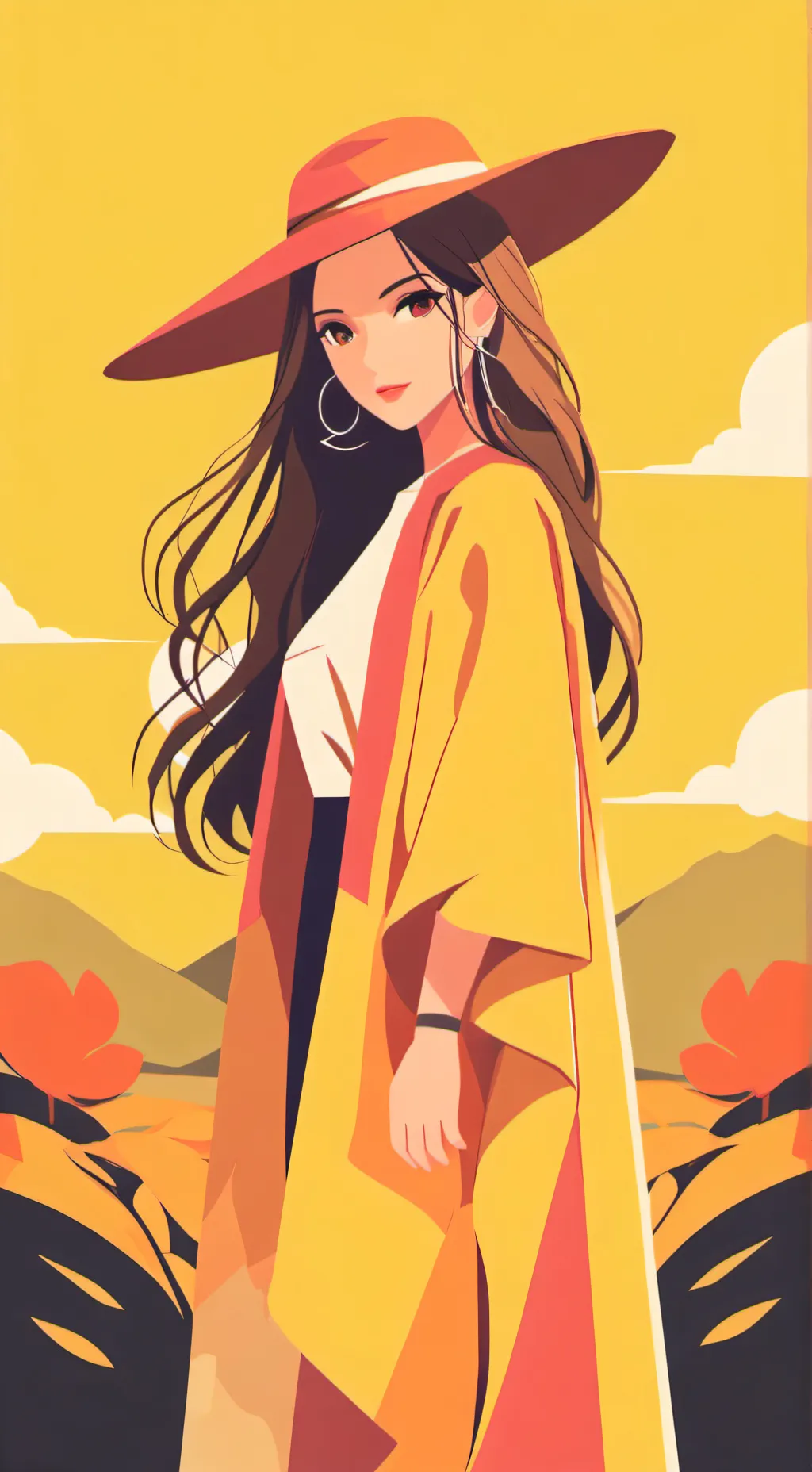 ai character: ¿connie? background
