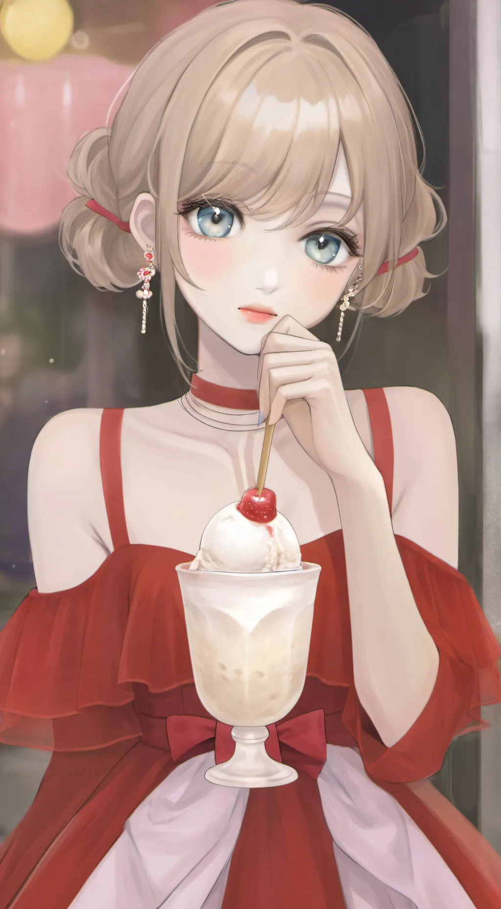 ai character: Sophie  background