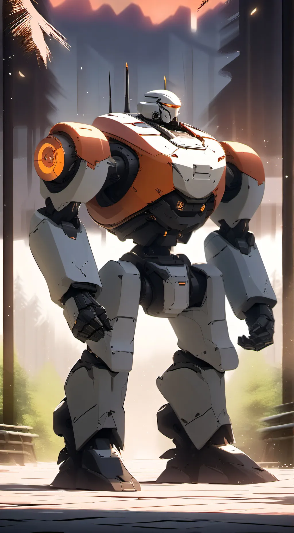 ai character: un robot🤖 background