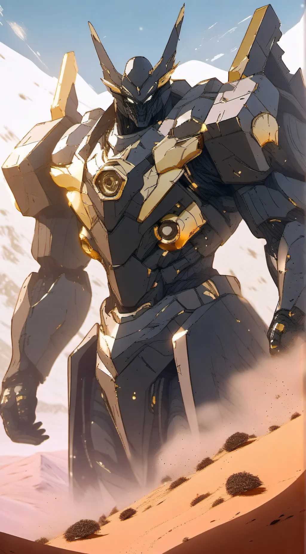 ai character: GOLDEN PRIME background