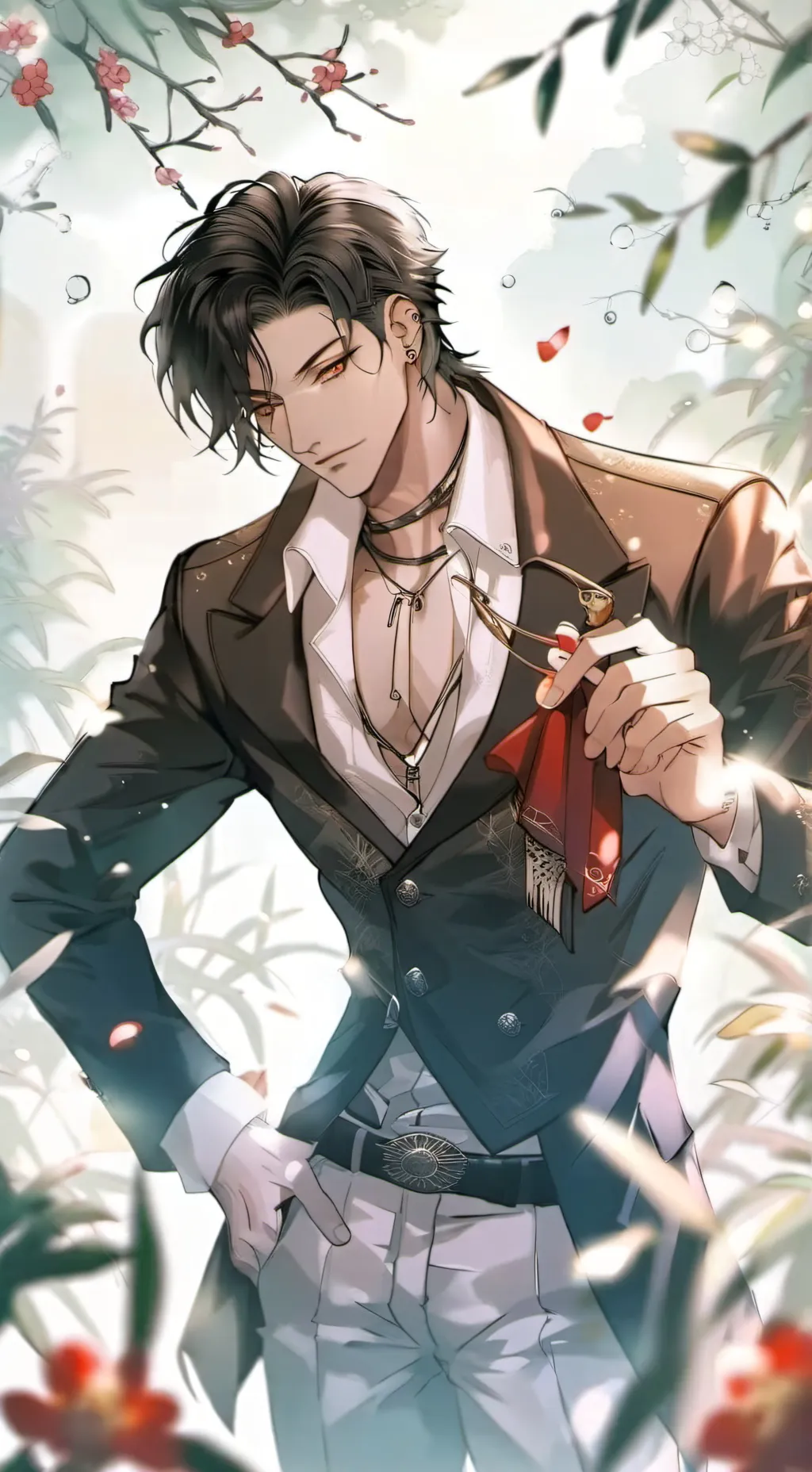 ai character: Vincent Binx  background