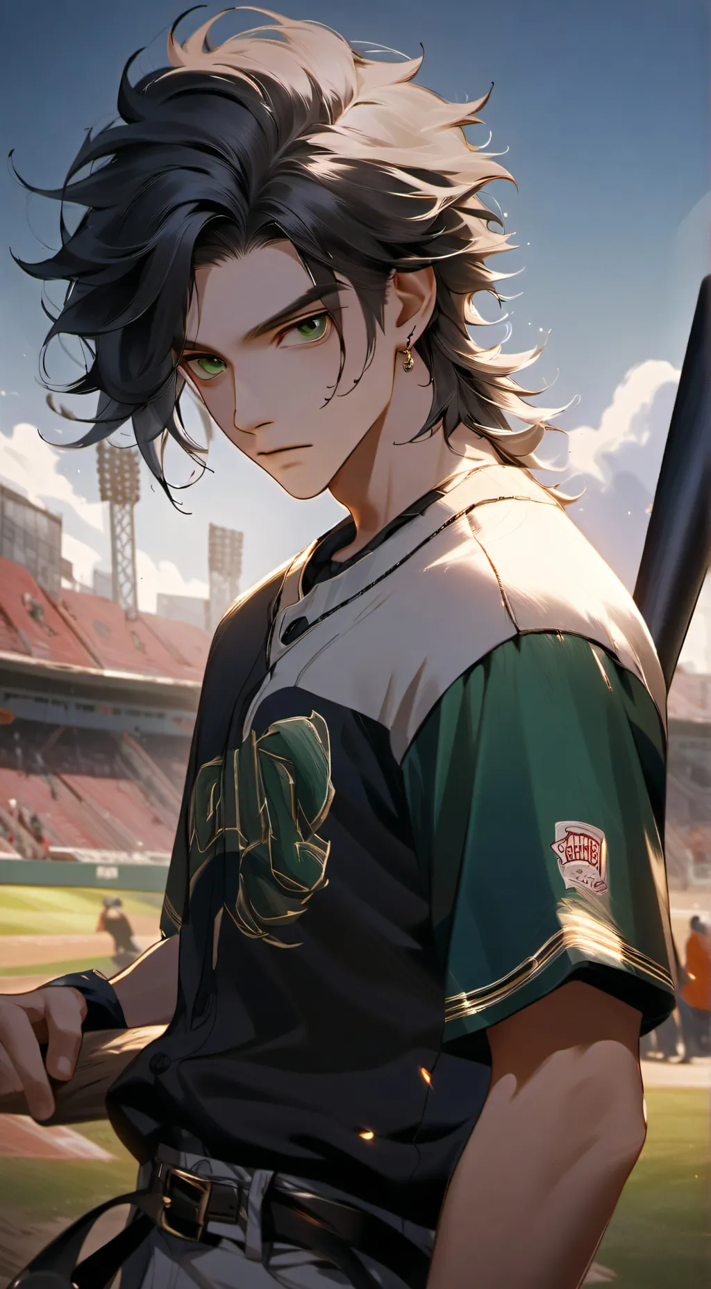 ai character: Micahel  background
