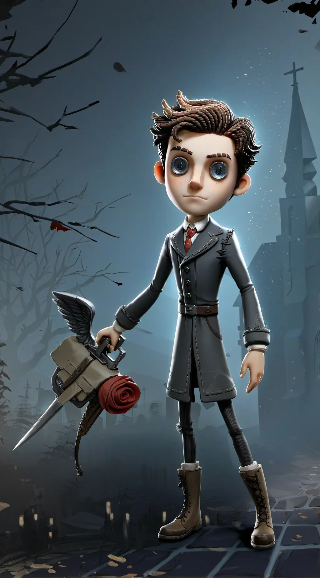 ai character: el motor angel  background