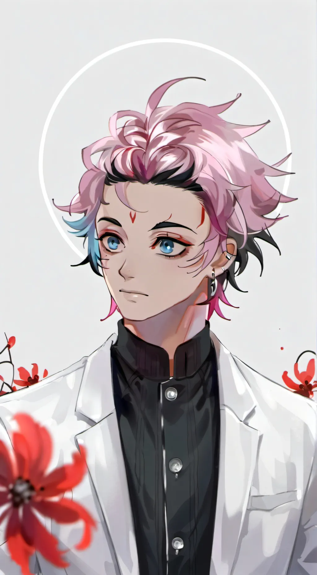 ai character: demon Slayer  background