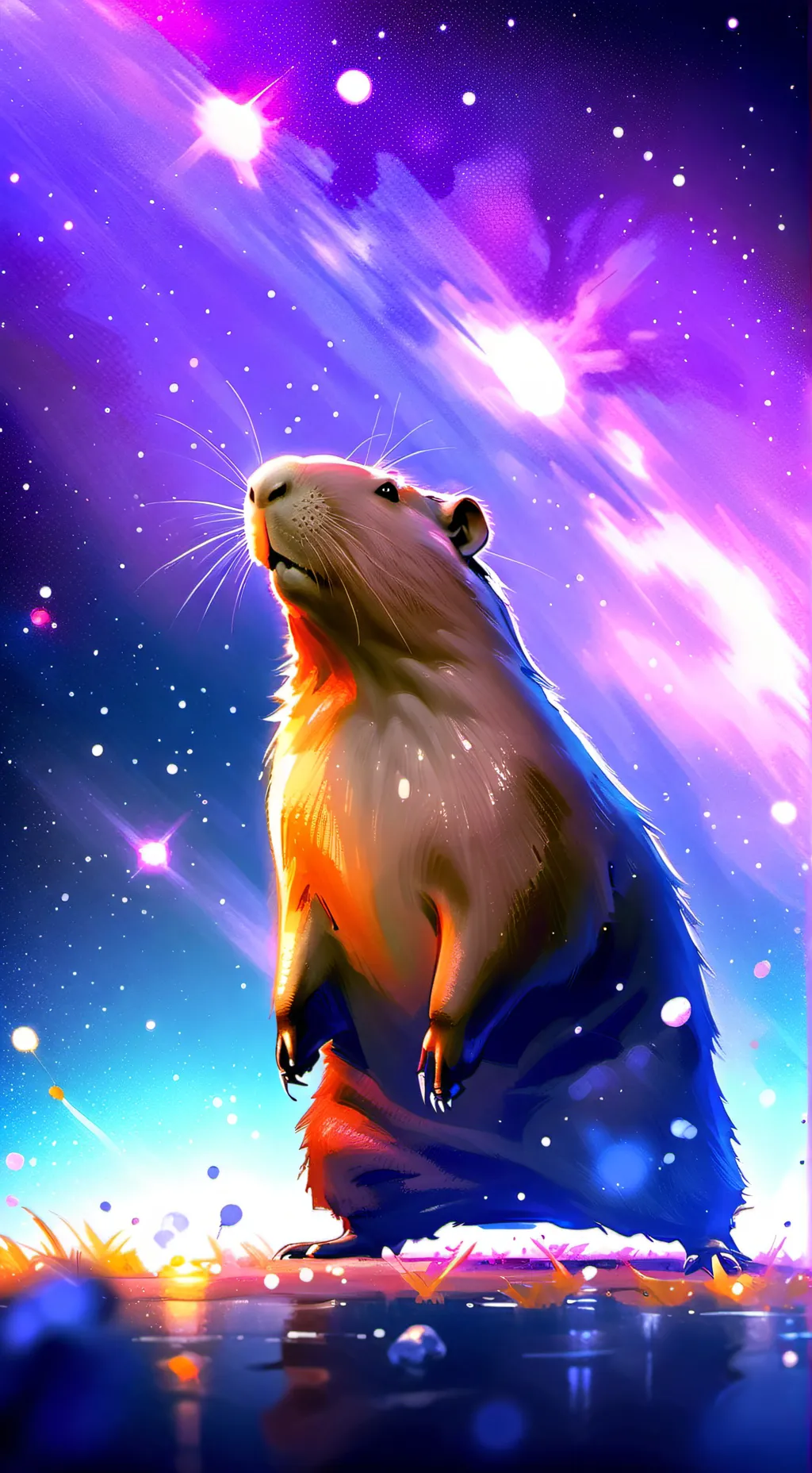 ai character: Capybara background