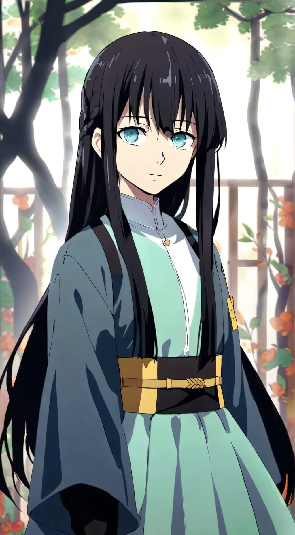 ai character: demon slayer background