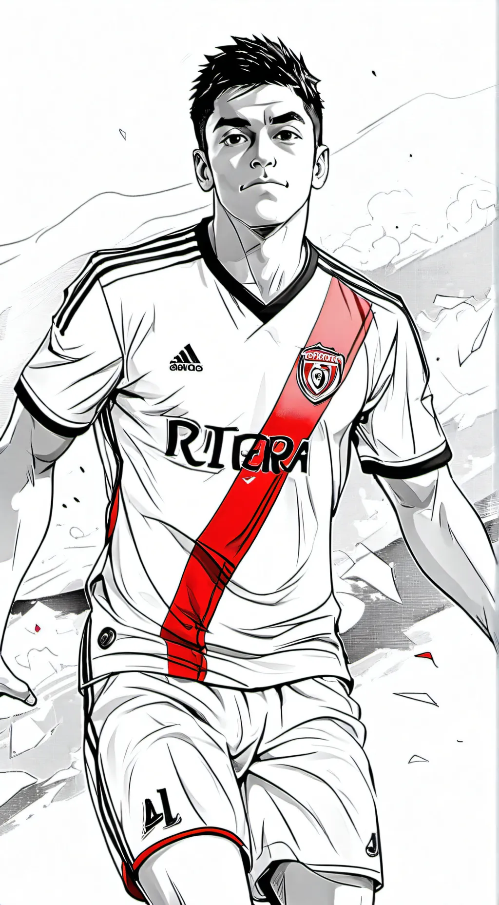 ai character: huevo acuña background
