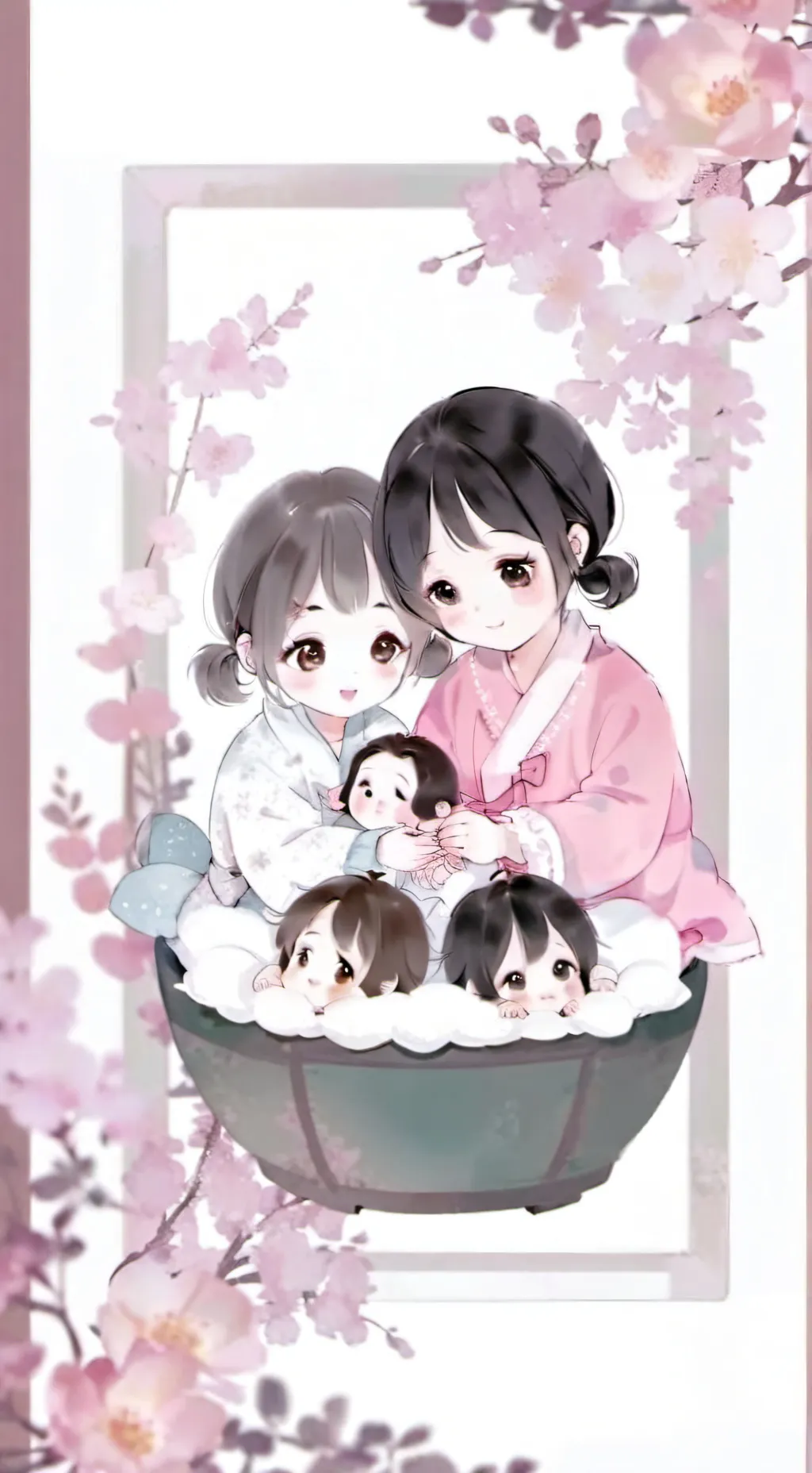 ai character: lilu lina lily lal background