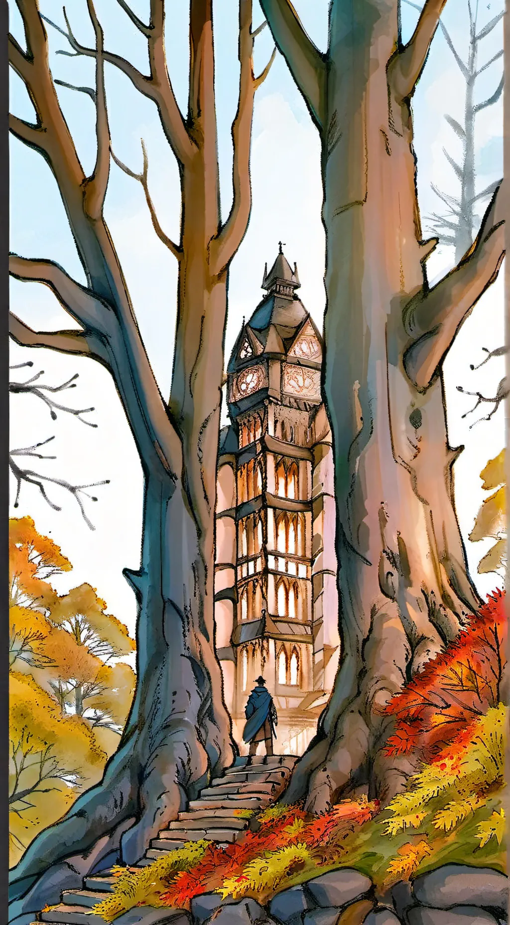 ai character: hogwarts  background