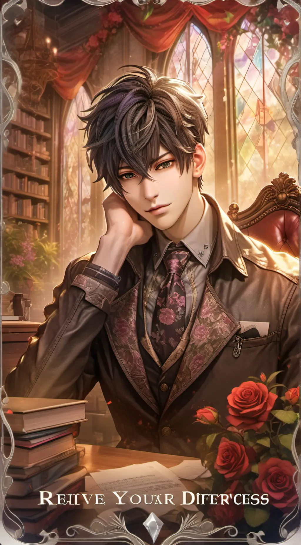 ai character: Ur boss  background