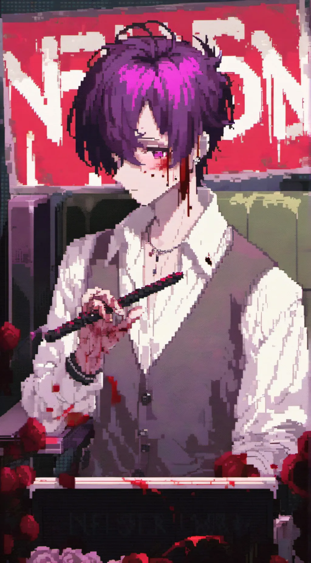 ai character: bever say D background