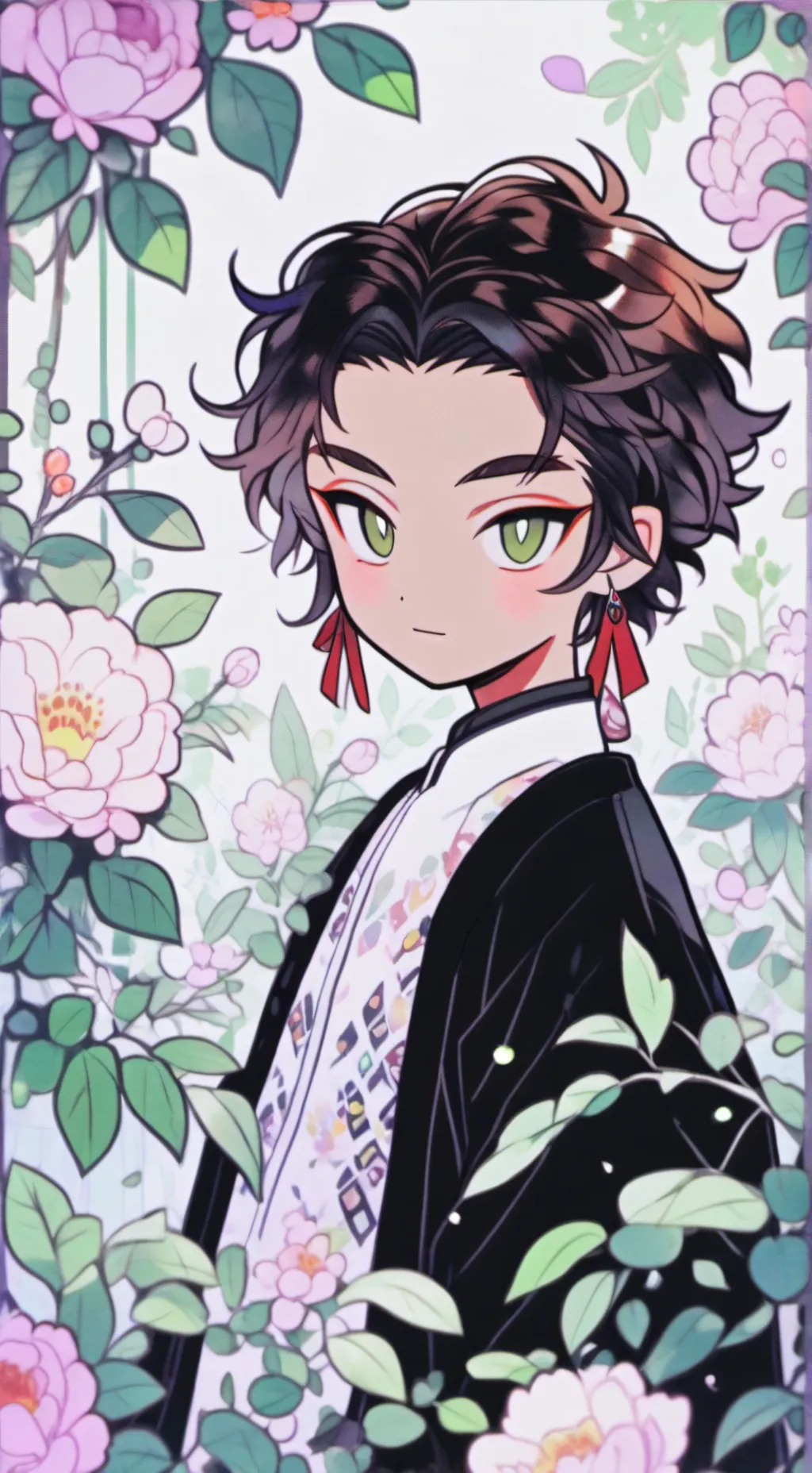 ai character: Tanjiro fr background