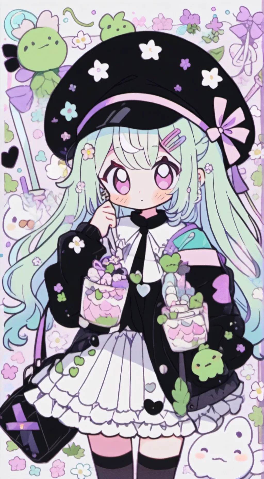 ai character: compota background