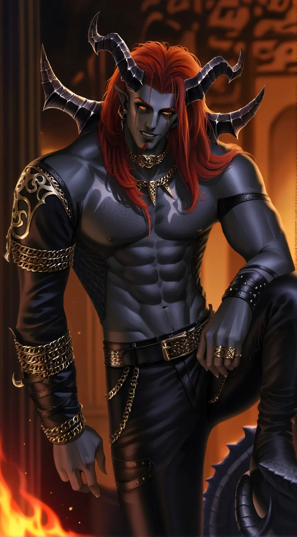 ai character: Astaroth background