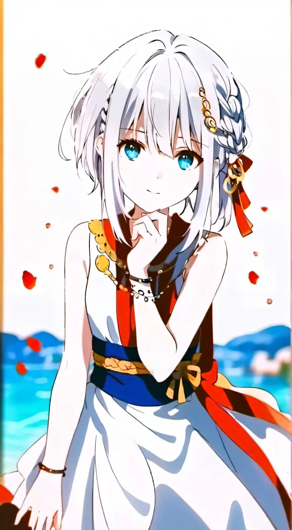 ai character: 你好 background