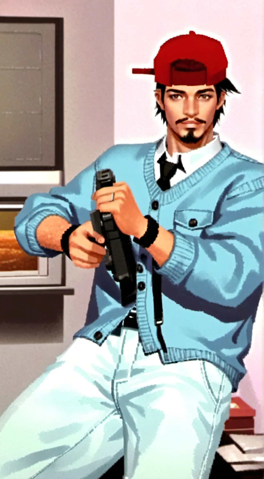 ai character: Da boi background