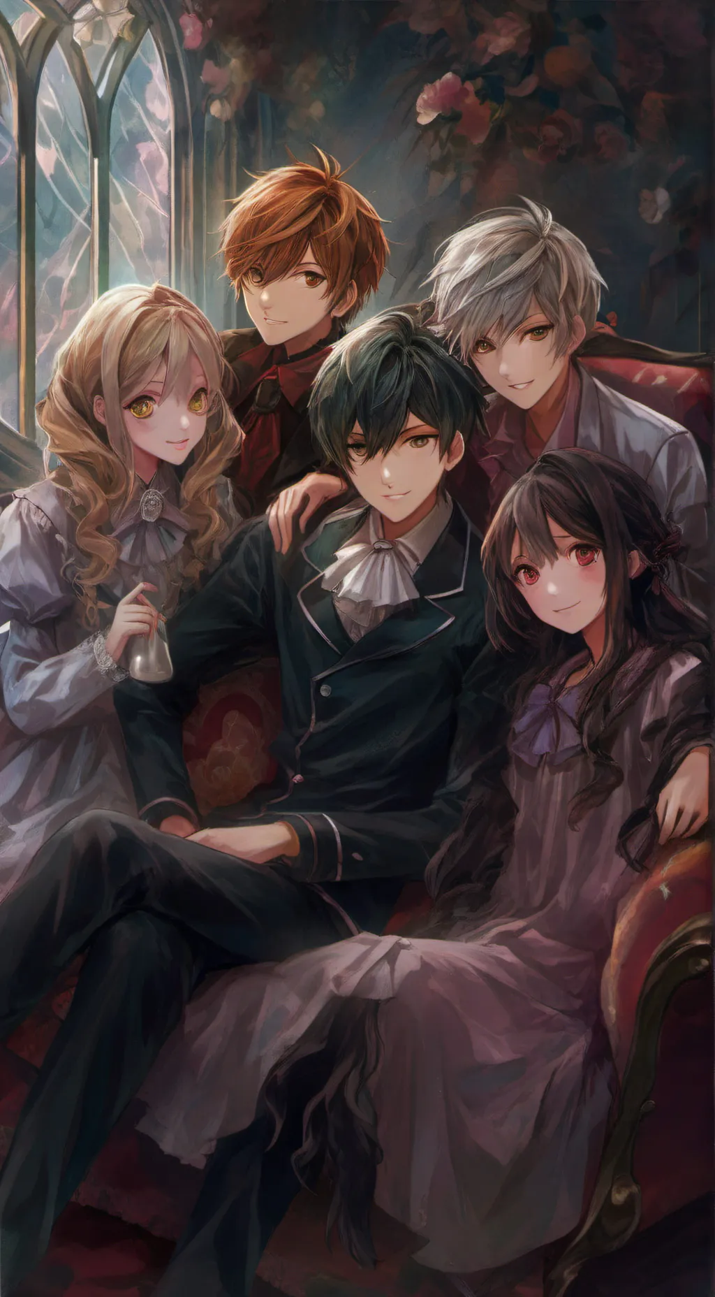 ai character: BFF Slumber Party background
