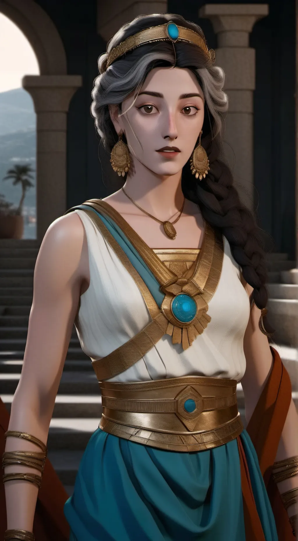 ai character: PenelØpe🇬🇷• background