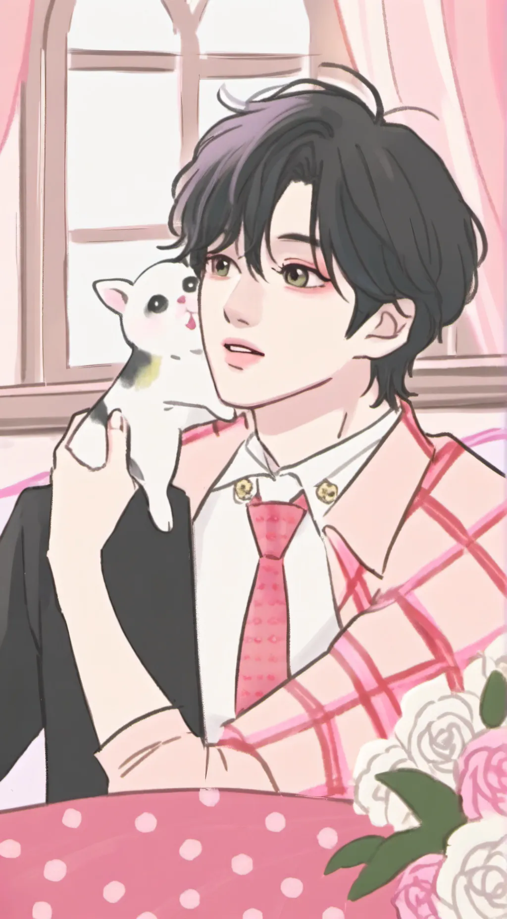 ai character: ✧Minsung✧ background