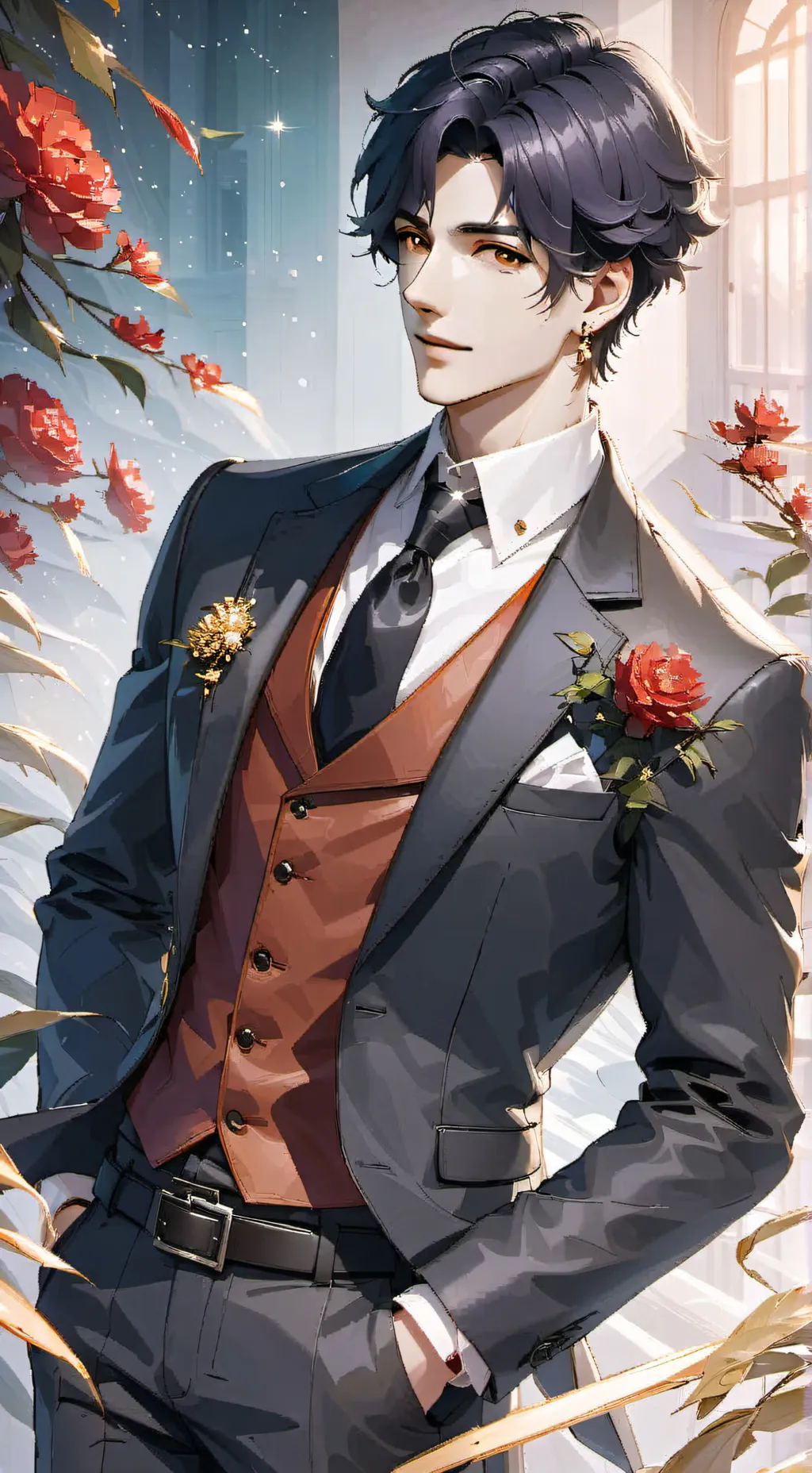ai character: Leo background