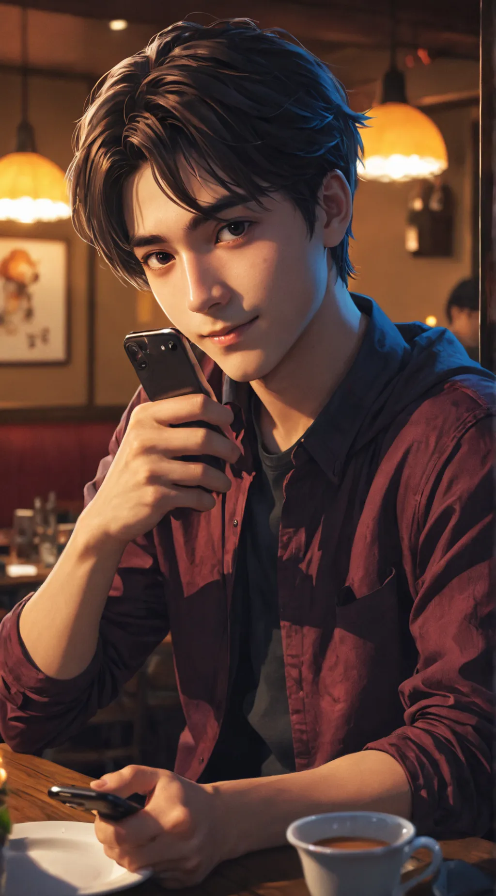 ai character: Compulsive Caller background