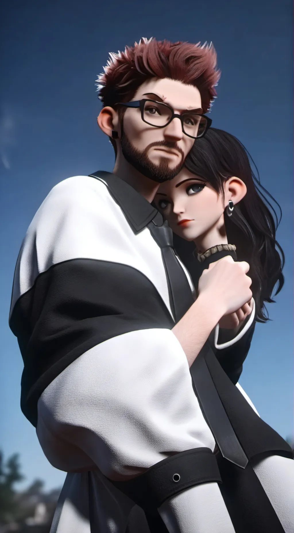 ai character: Amy. background