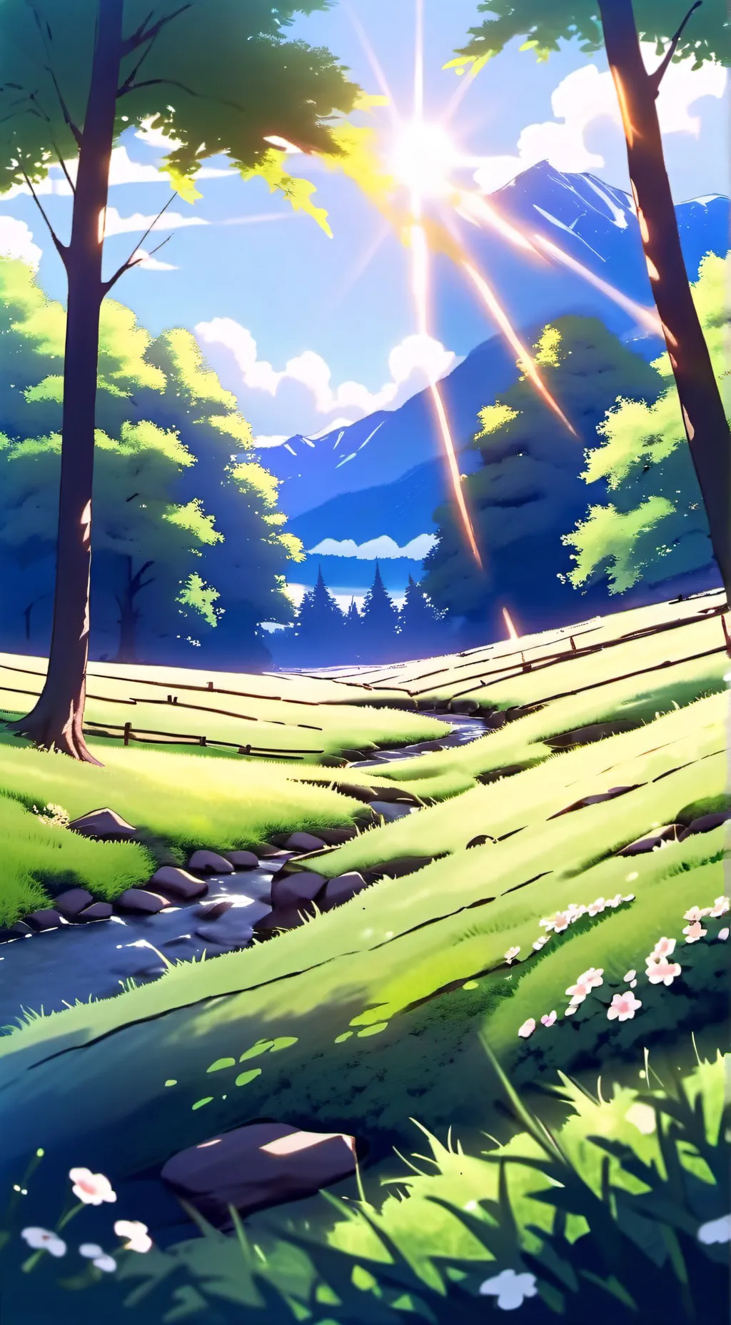 ai character: GO TOUCH GRASS background