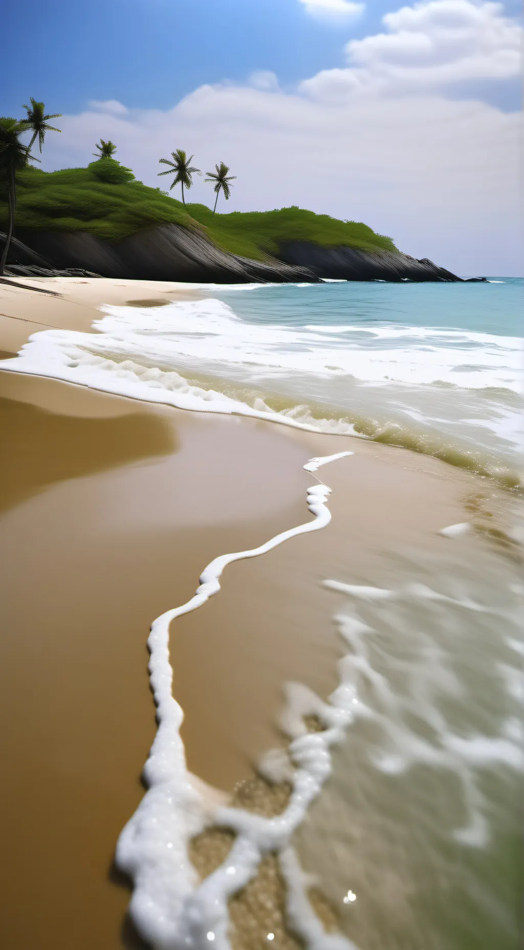 ai character: MHA beach trip  background