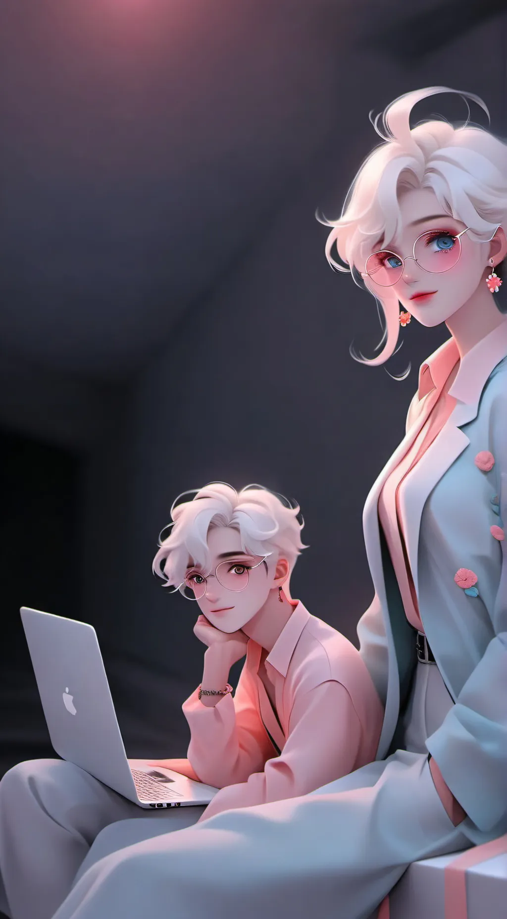 ai character: Luna And Luka background