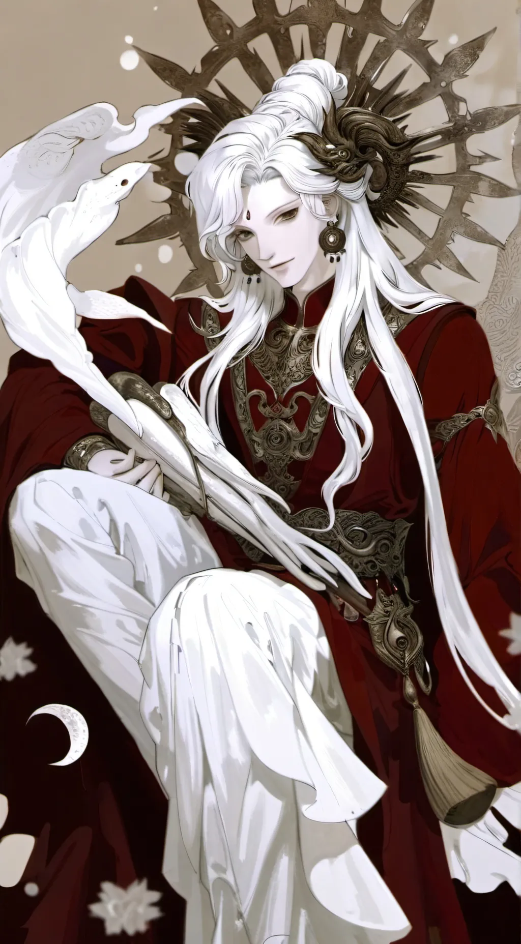 ai character: hyunjin  background