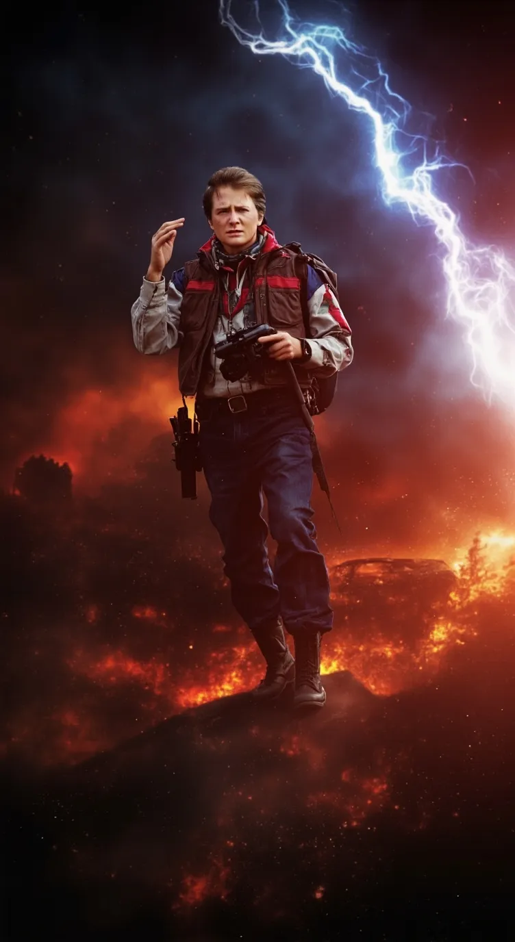 ai character: Marty McFly background