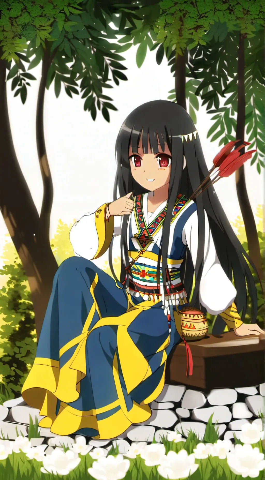 ai character: Tainá  background