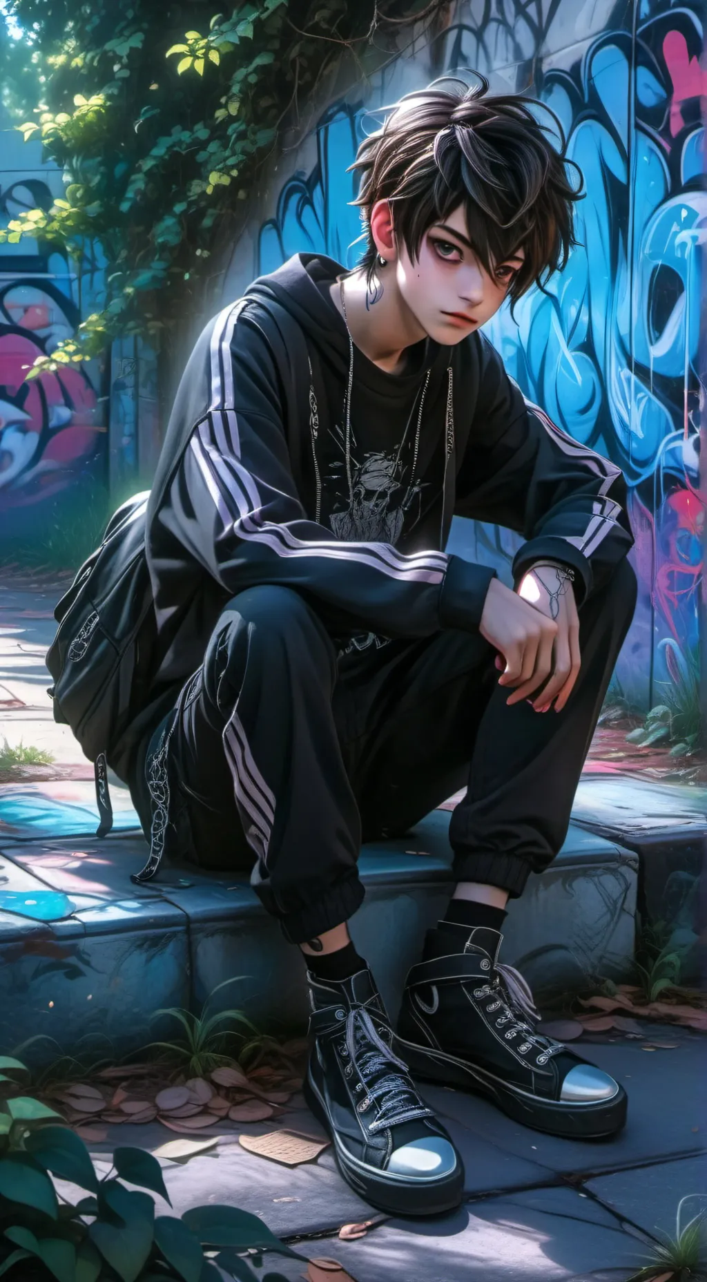 ai character: Maxine Stevens  background