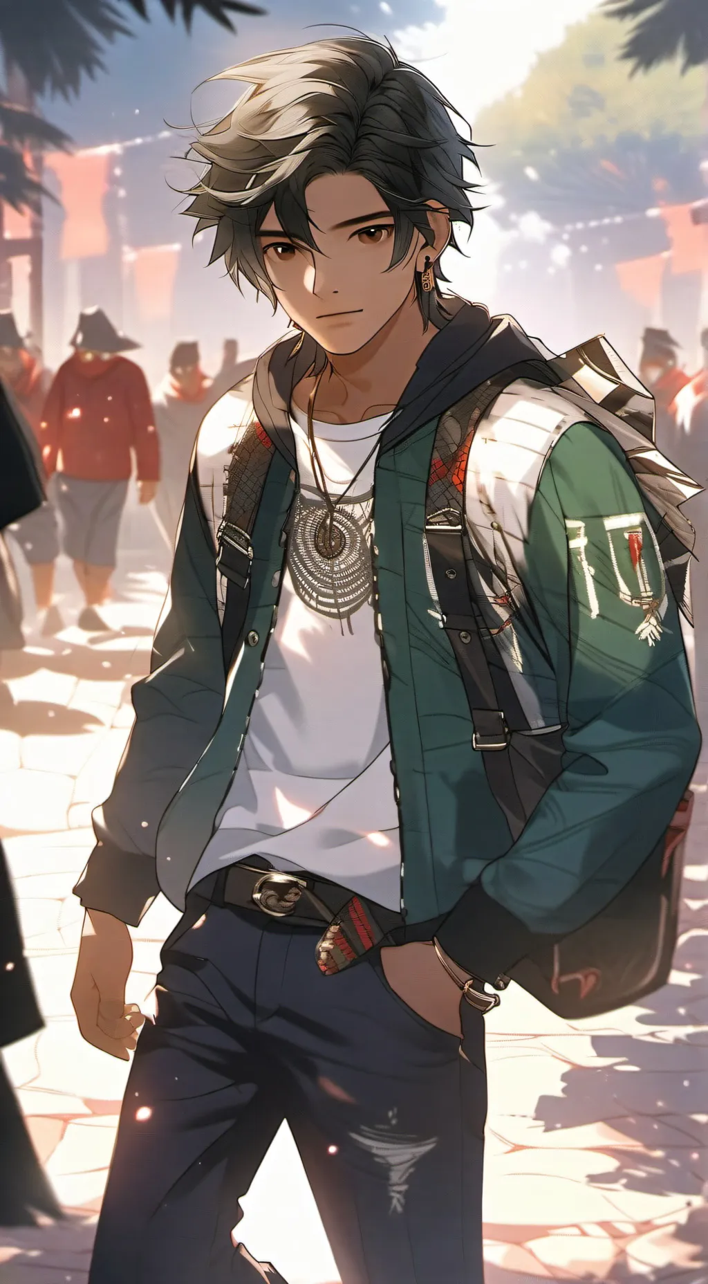 ai character: Alexander  background