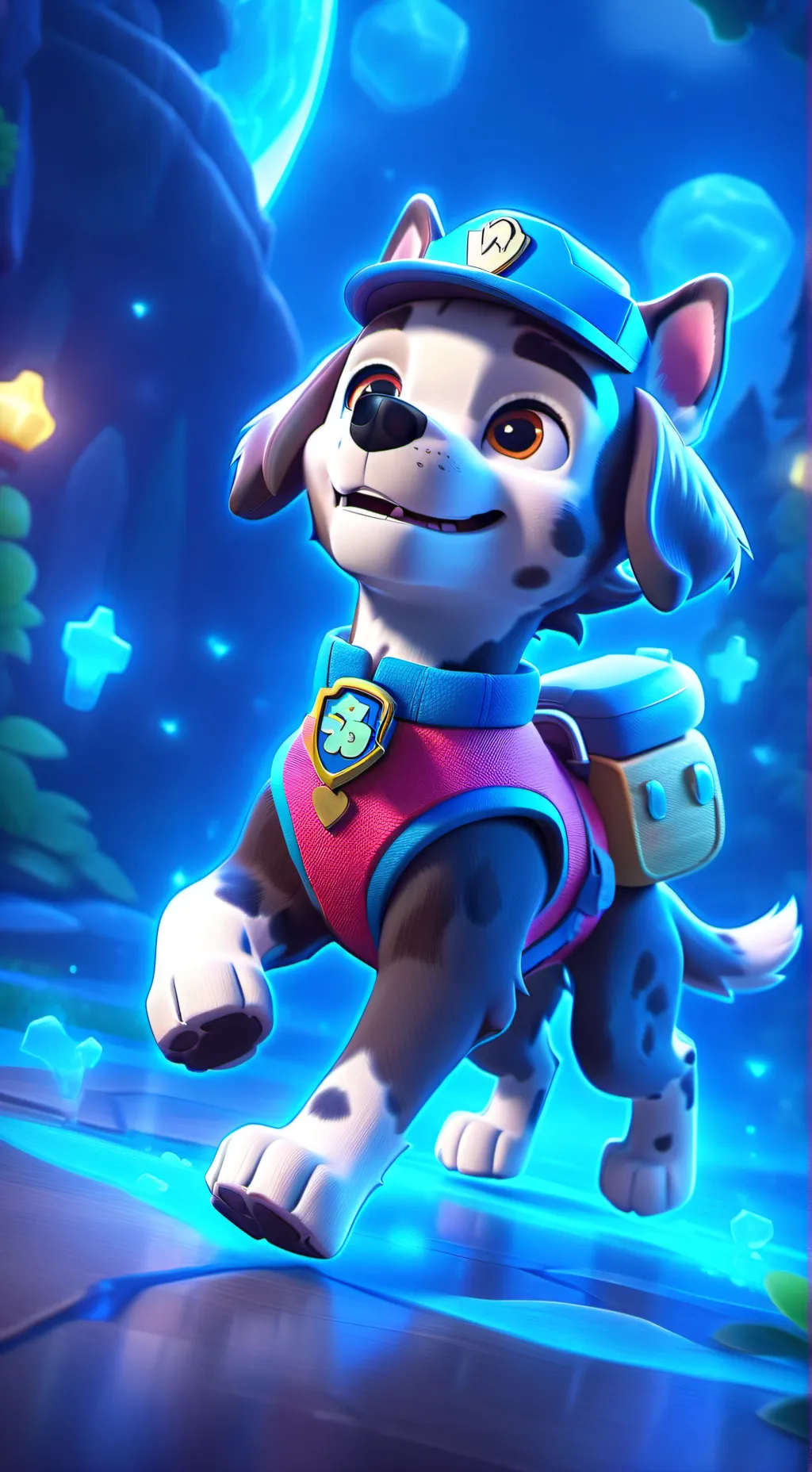 ai character: paw patrol background