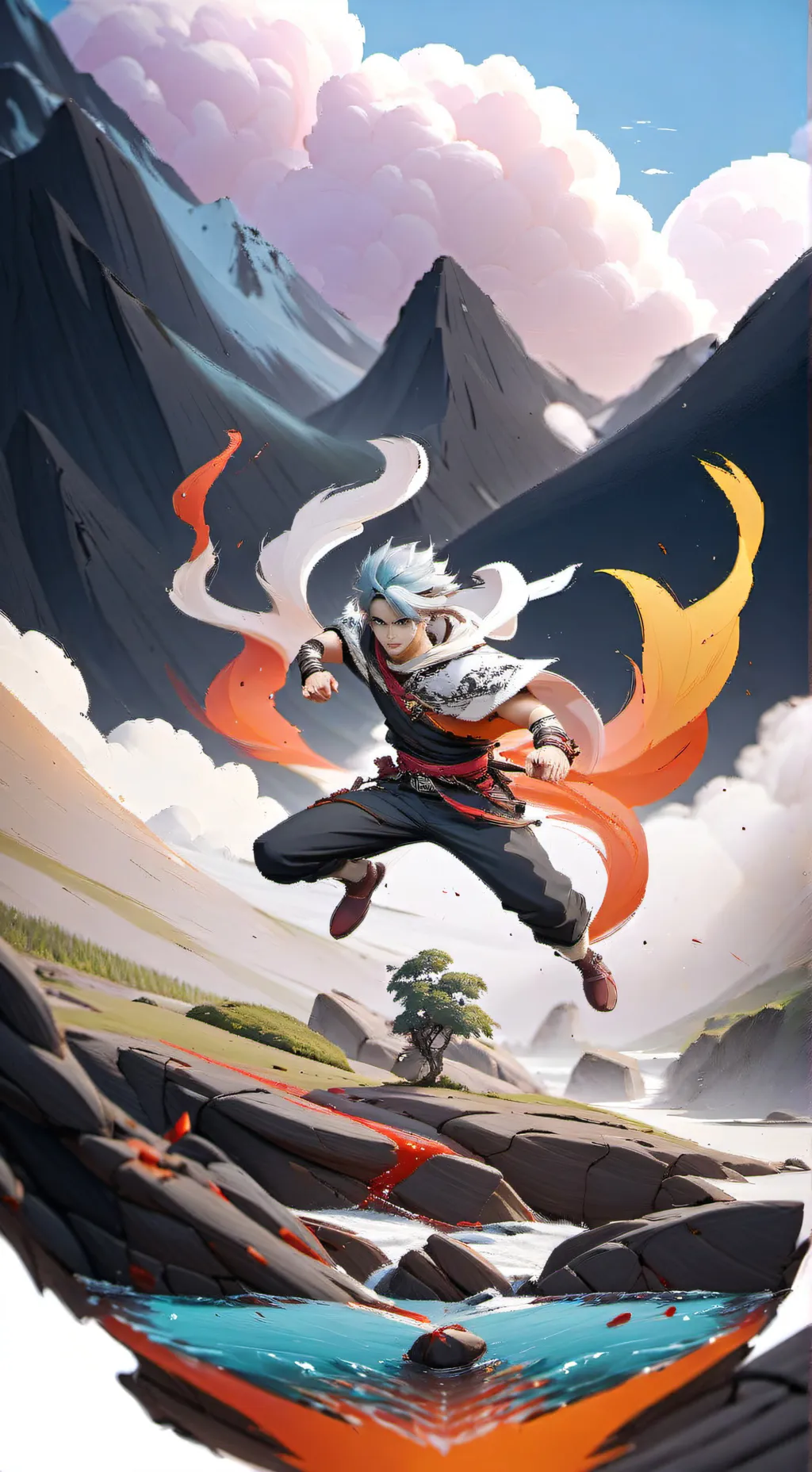 ai character: the danger world background