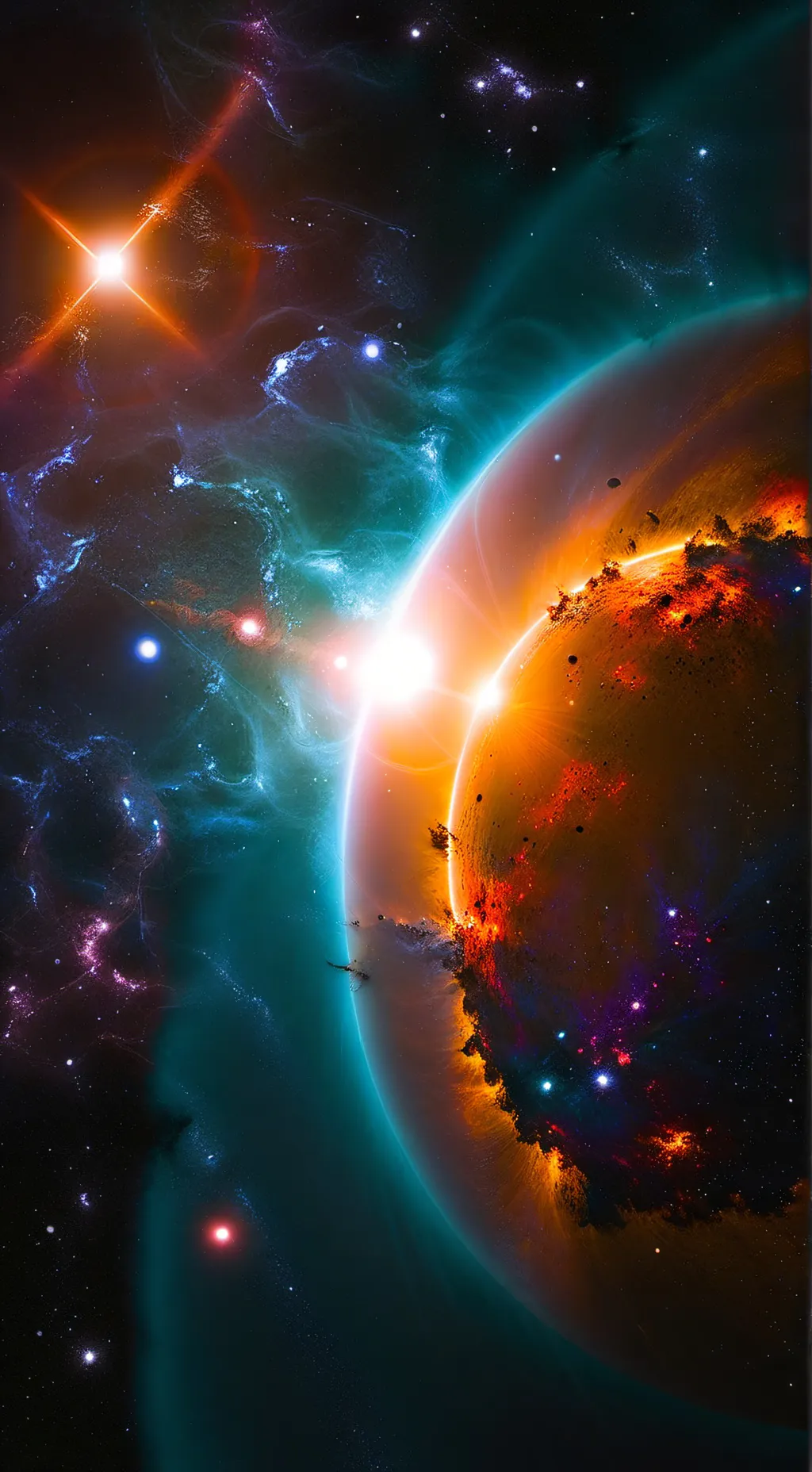 ai character: Space background