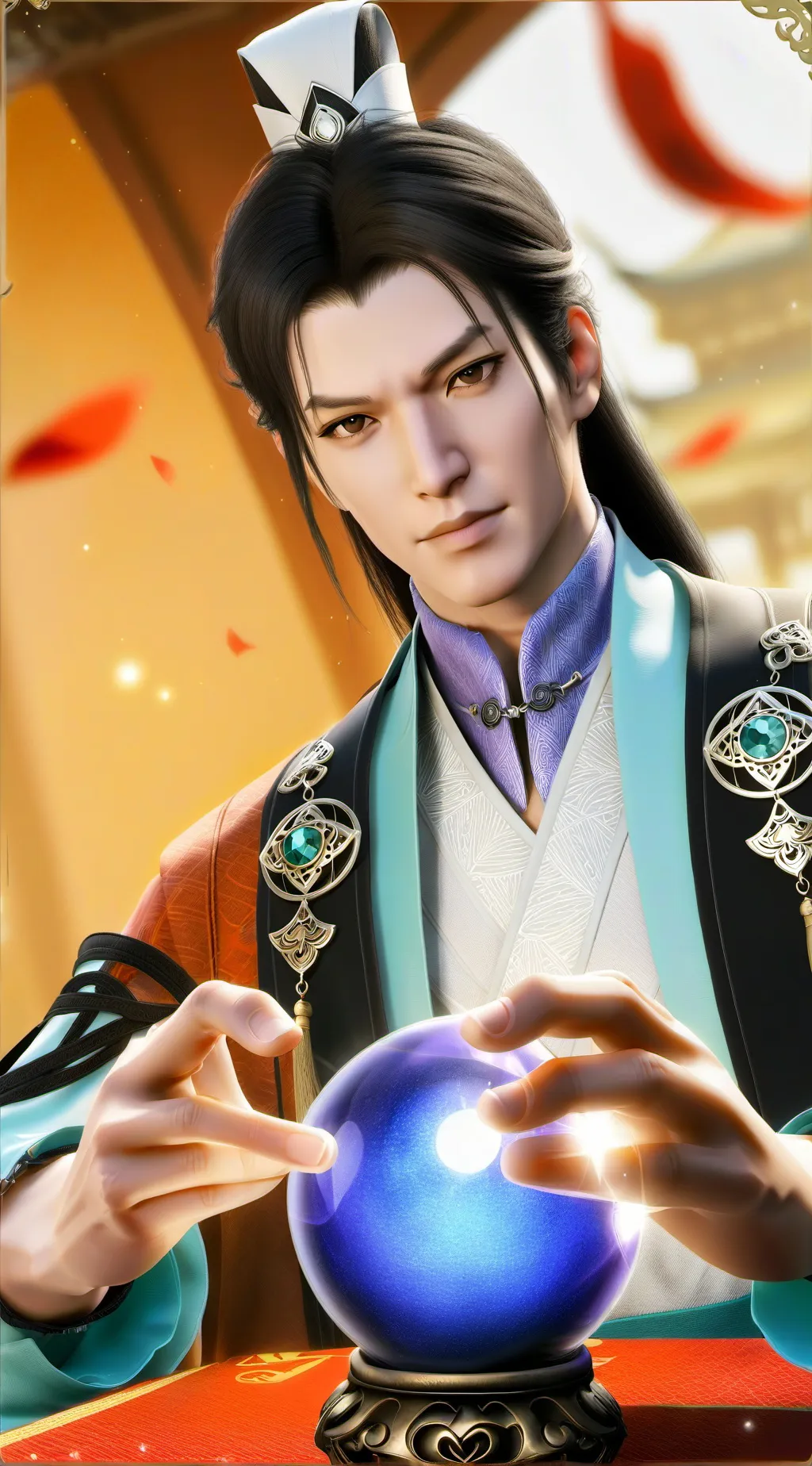 ai character: Min-yu  background