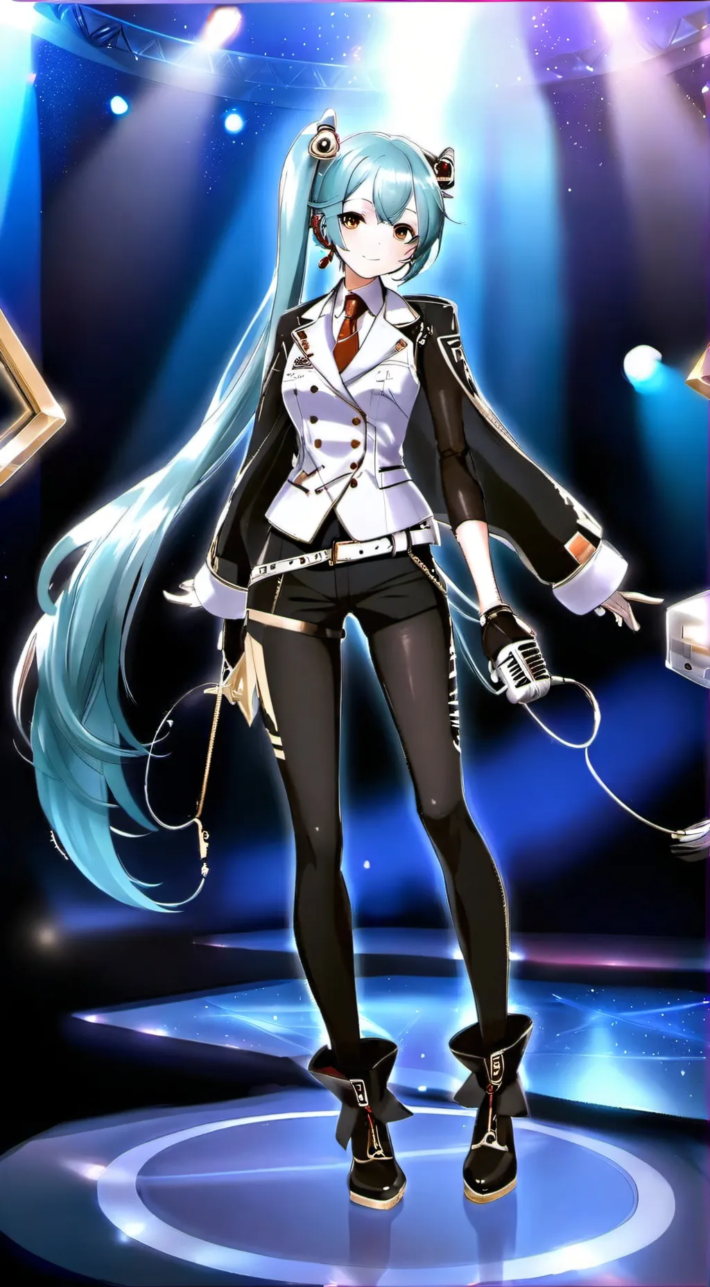 ai character: Hatsune Miku background